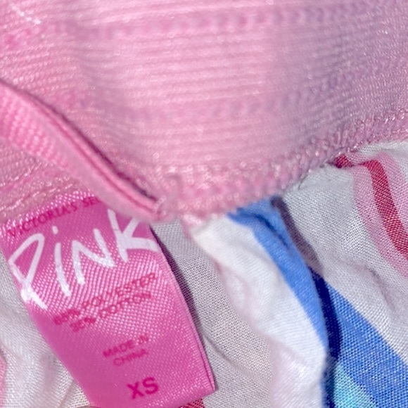 Victorias Secret PINK pajamas striped cotton size xsmall - Picture 6 of 7